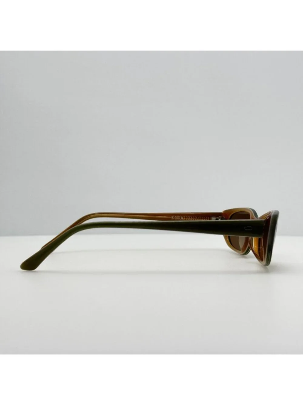 Dita Sunglasses Pearl Green Orange Vintage Retro